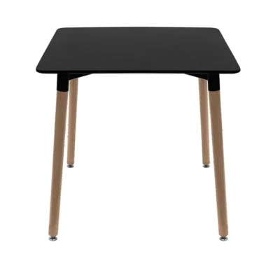 Mesa nórdica cuadrada 80 X 80 color negro