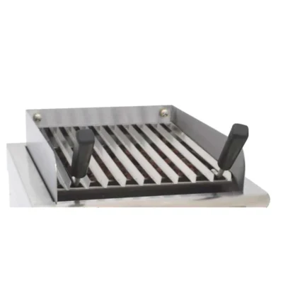 Parrilla acanalada 35 de acero inoxidable para parrilla vasca