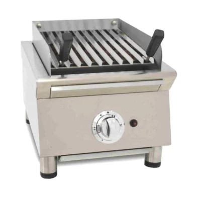 Parrilla vasca a gas piedra volcánica 400 mm