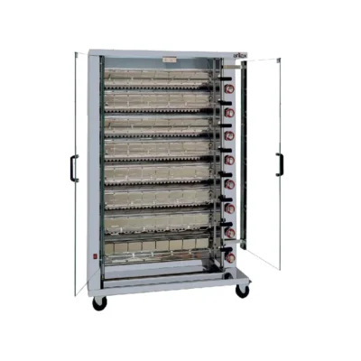 Asador de pollo a gas 8 espadas