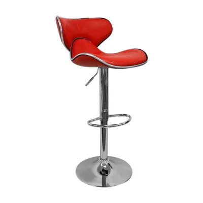 Taburete diseño CHESTER color rojo