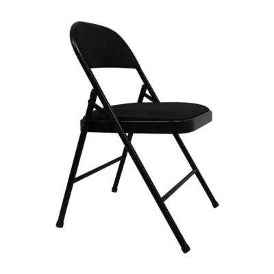 Silla eventos plegable con cojin Lepad  negro