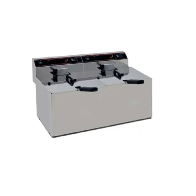 Freidora eléctrica sin grifo vaciado 12 + 12 L FESGV-EVO1212-ARX