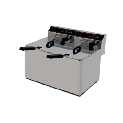 Freidora eléctrica sin grifo vaciado 10 + 10 L FESGV-EVO1010-ARX