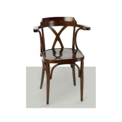 Sillón madera para hostelería CRUZ