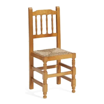 Silla madera castellana de bolillos SMCB