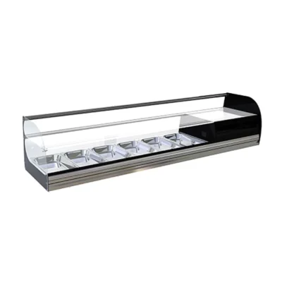 vitrina refrigerada 2 pisos 6 bandejas