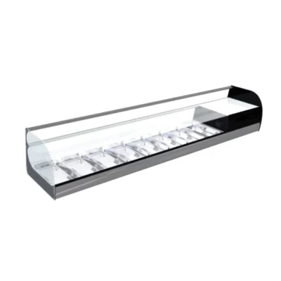 vitrina refrigerada 2 pisos 8 bandejas