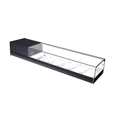 Vitrina refrigerada cristal plano 1146mm 4 bandejas