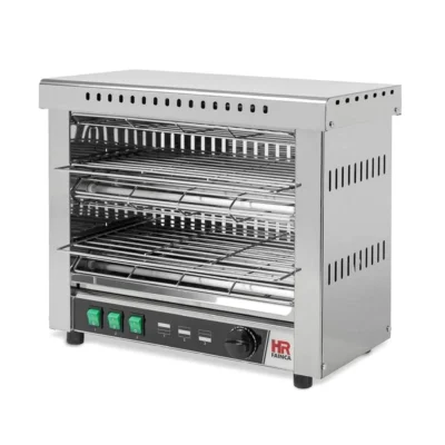 Tostador con temporizador dos alturas de 483 mm.