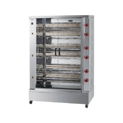 Asador de Pollos a Gas Rotativo Multifuncion 12 Espadas