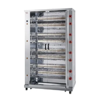Asador de Pollos a Gas Rotativo Multifuncion 16 Espadas