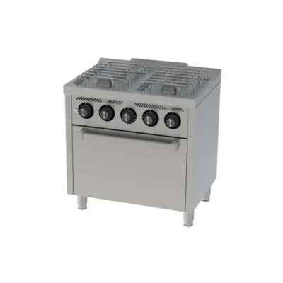 Cocina a Gas 4 Fuegos con Horno 800x600 ECO