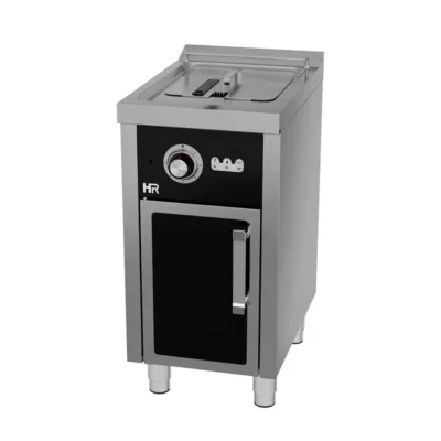 Freidora Eléctrica 10 litros y 5,5 Kw con estante
