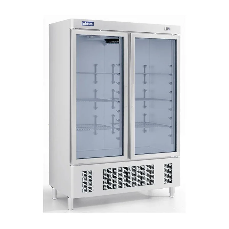 Armario frigorífico 1100 LT Puerta Cristal