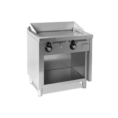 FryTop a gas 800x600 Cromo Duro