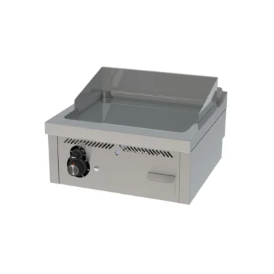 FryTop a gas Sobremesa 600x600 Cromo Duro