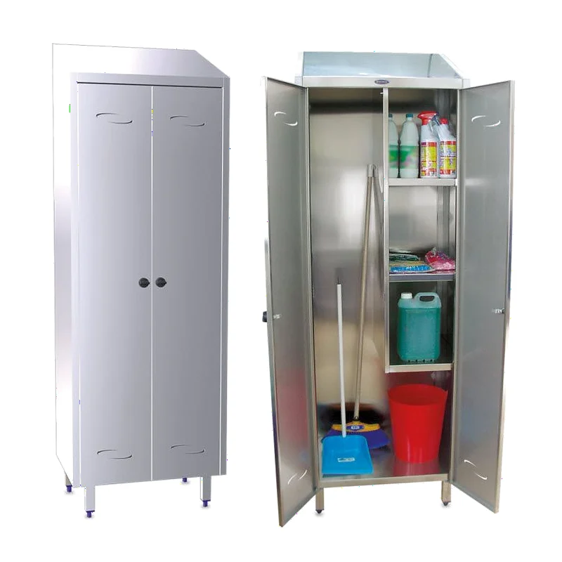 Taquilla Armario Inox para Limpieza Doble