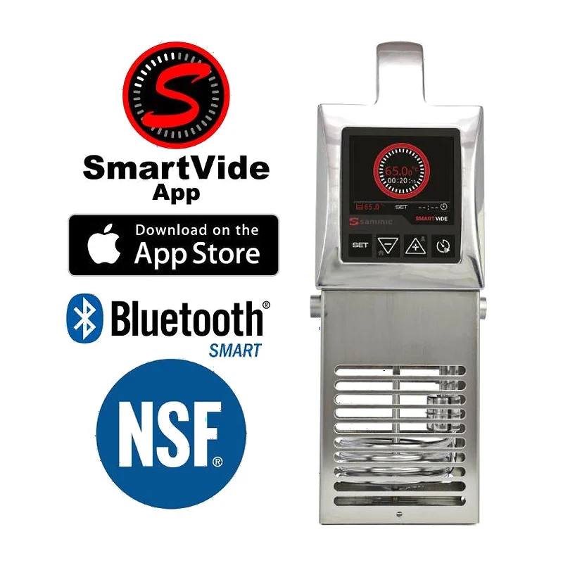 Cocedor sous vide profesional programable 56 litros 2000 W con bolsa