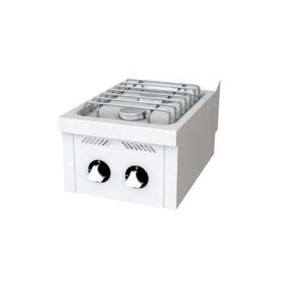 Cocina a Gas Sobremesa 2 Fuegos 400x600 ECO