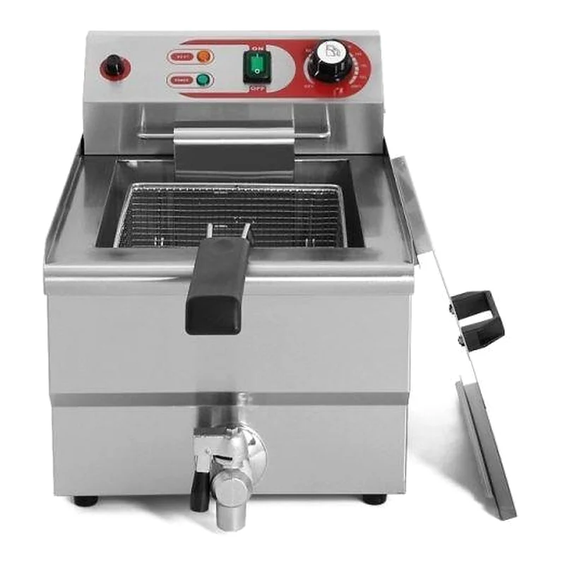 Freidora Eléctrica 14 Litros y 5Kw con Grifo