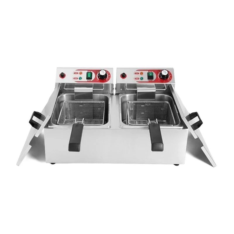 Freidora Electrica 7+7 Litros y 3+3Kw