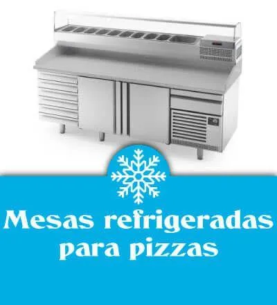 mesa refrigerada para pizzas