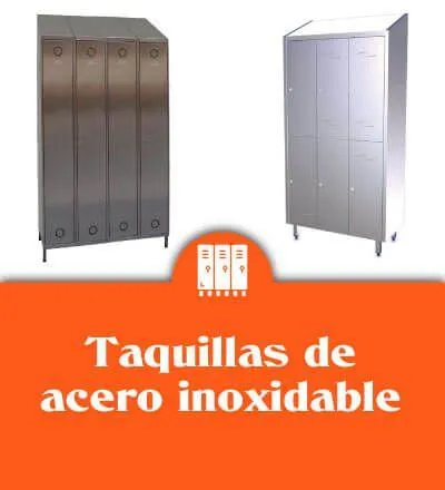 taquillas de acero inoxidable
