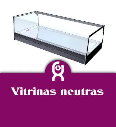 Vitrinas neutras para hostelería