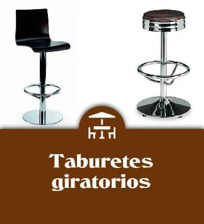 Taburetes giratorios