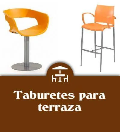 Taburetes de terraza