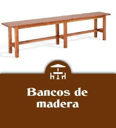 Bancos de madera