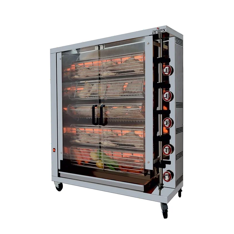 Asador de pollos 5 espadas