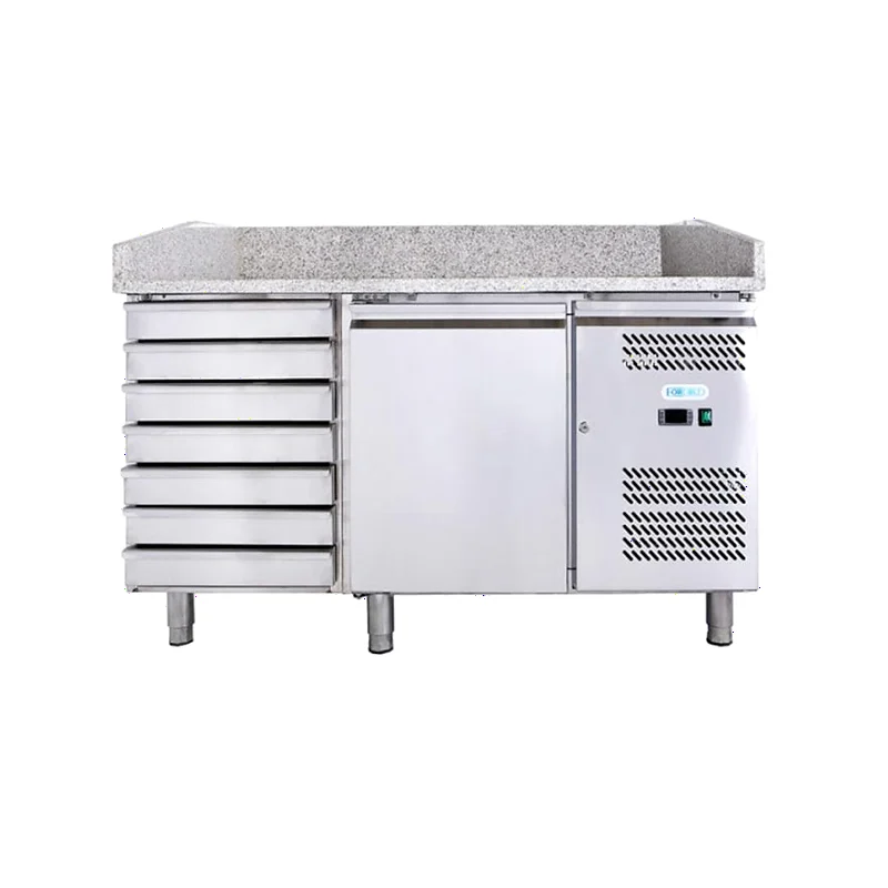 Mesa Refrigerada Pizza 1510x800 Con Cajones
