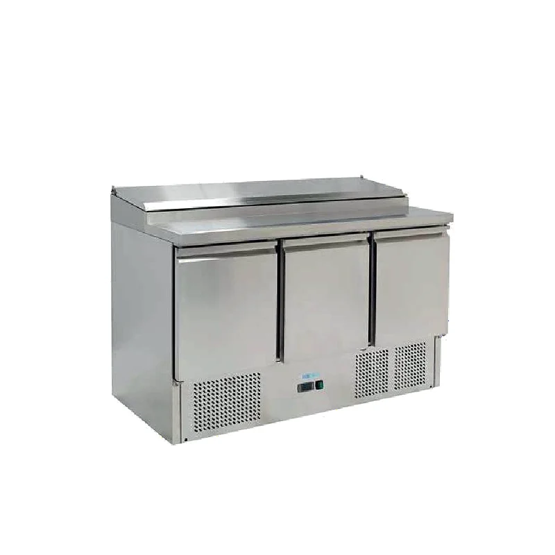 Mesa refrigerada ensalada con ingredientes 1365x700x970