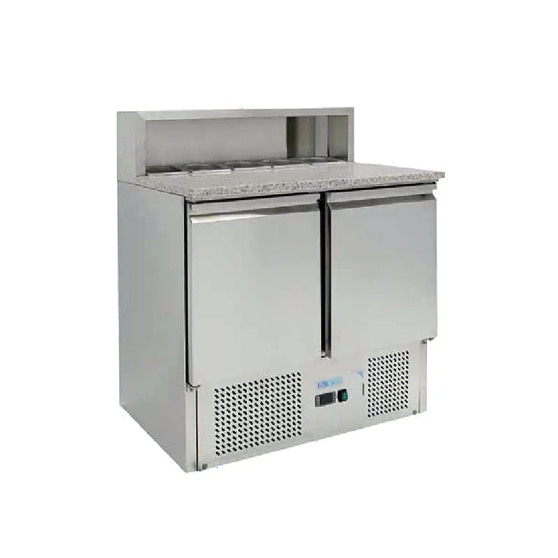 Mesa refrigerada pizza con ingredientes 900x700x1075
