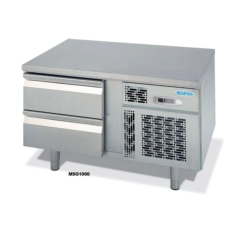 Mesa refrigerada baja fondo 1000x700x650 mm