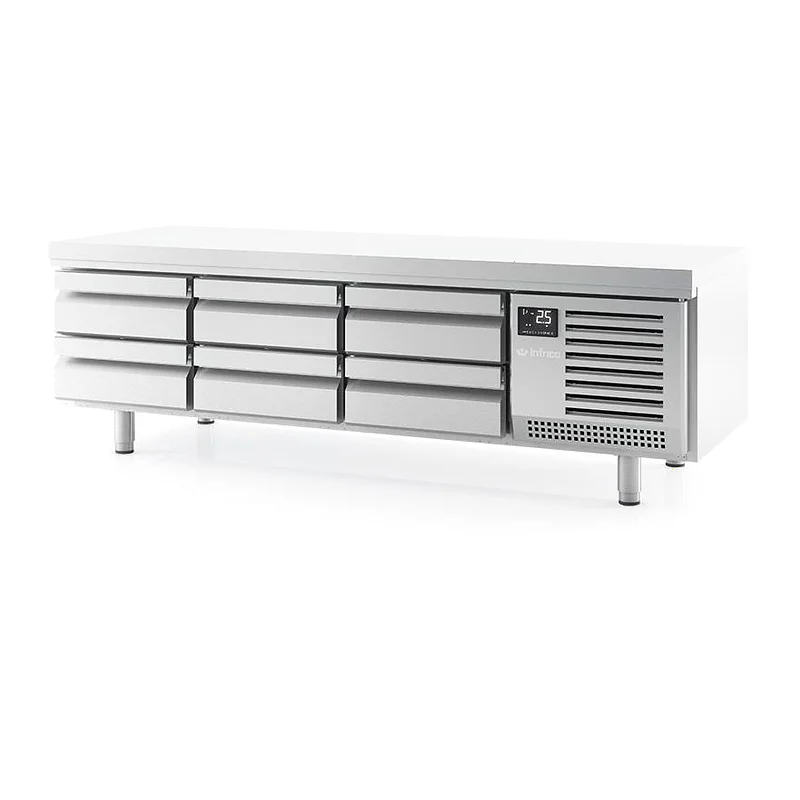 Mesa refrigerada baja fondo 2000x700x650 mm