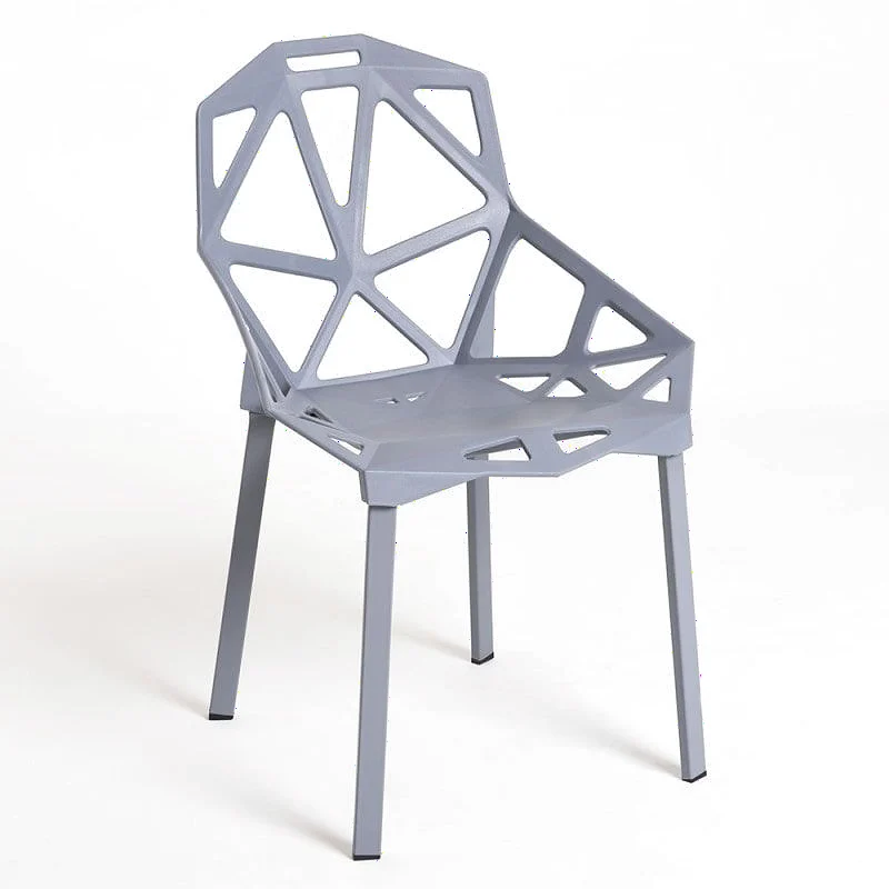 silla de interior alfa gris