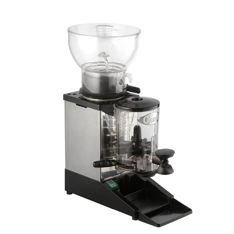 Molino de café para hosteleria modelo Tauro INOX lado 1