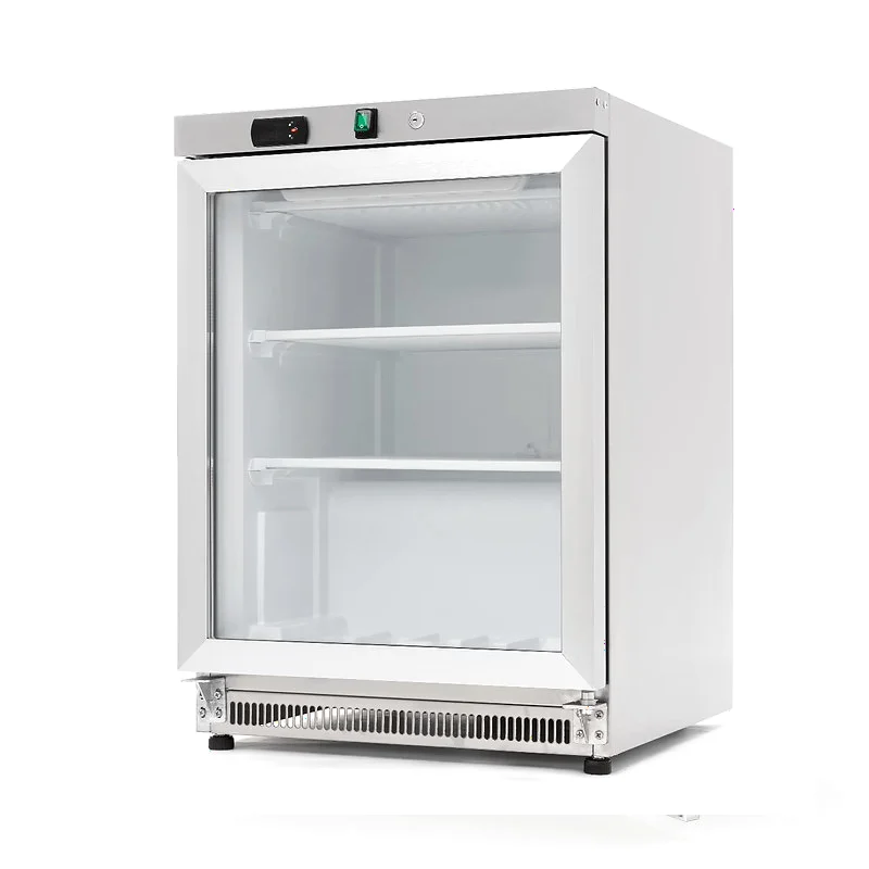 Congelador 600x590x850 mm en acero inox de 200 litros