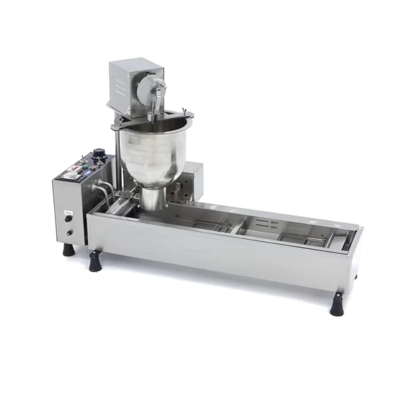 maquina automatica para hacer donuts. freidora con sistema giratorio