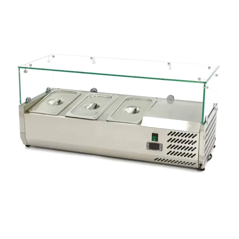 Vitrina refrigerada superior 3 x 1/3 de 950 mm