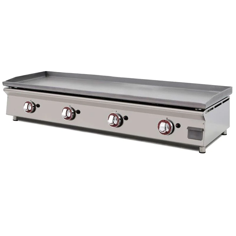 Plancha a gas de acero laminado 1206x450x233 mm