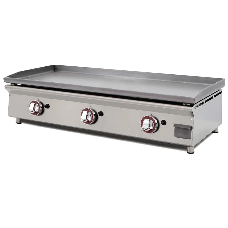 Plancha a gas de acero laminado 1006x450x233 mm