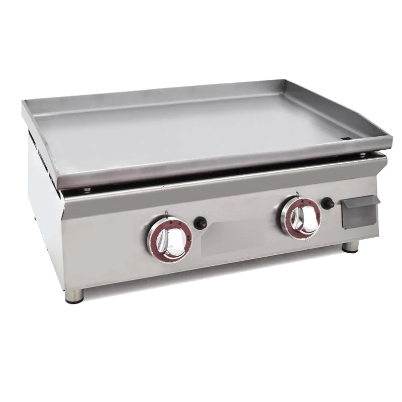 Plancha a gas de acero laminado 606x450x233 mm