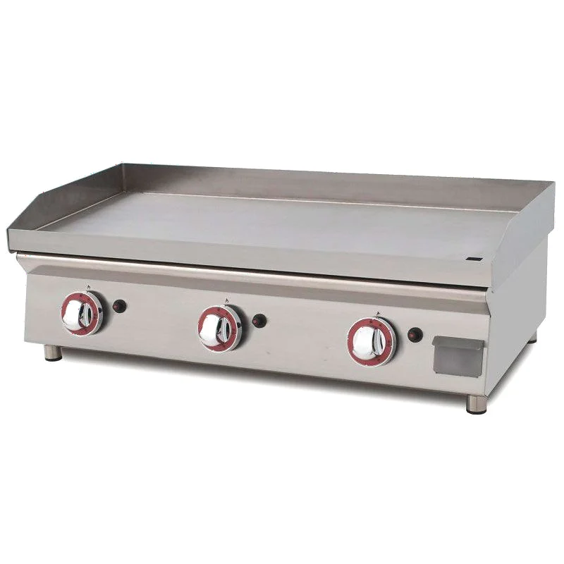 Plancha a gas de acero rectificado 806x450x233 mm