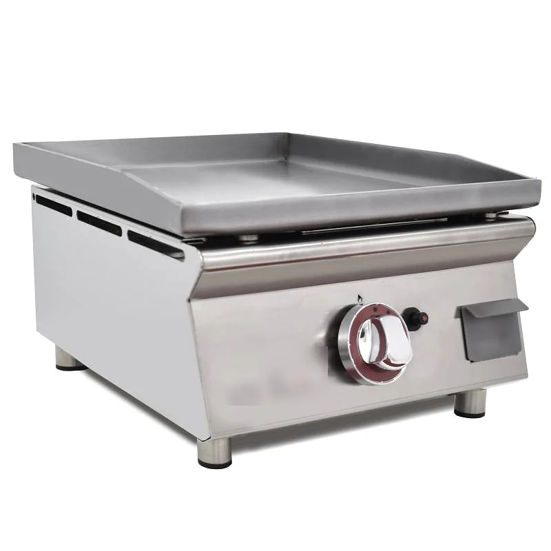 Plancha a gas de acero laminado 406x450x233 mm