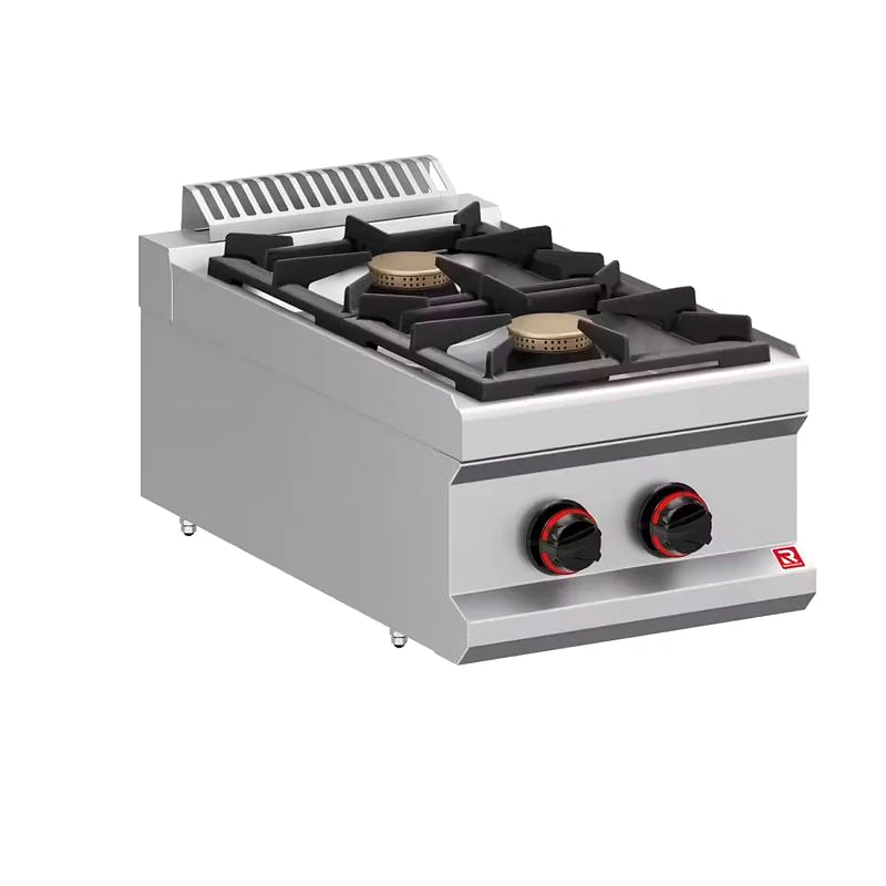 Cocina a gas modular sobremesa de 2 fuegos