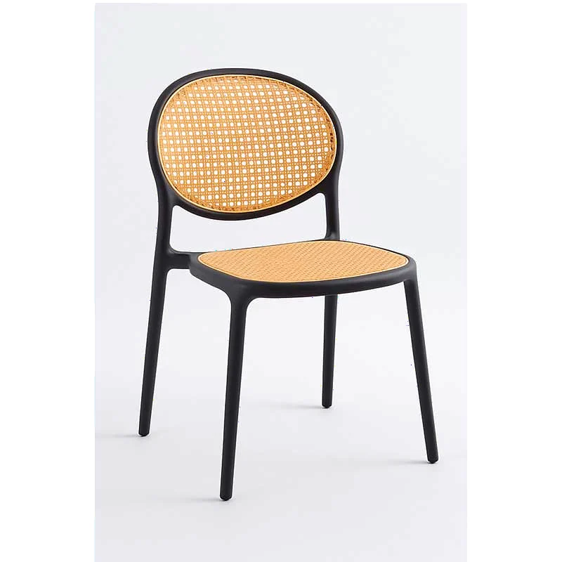 Silla apta para exteriores en color blanco o negro modelo LANLI negro